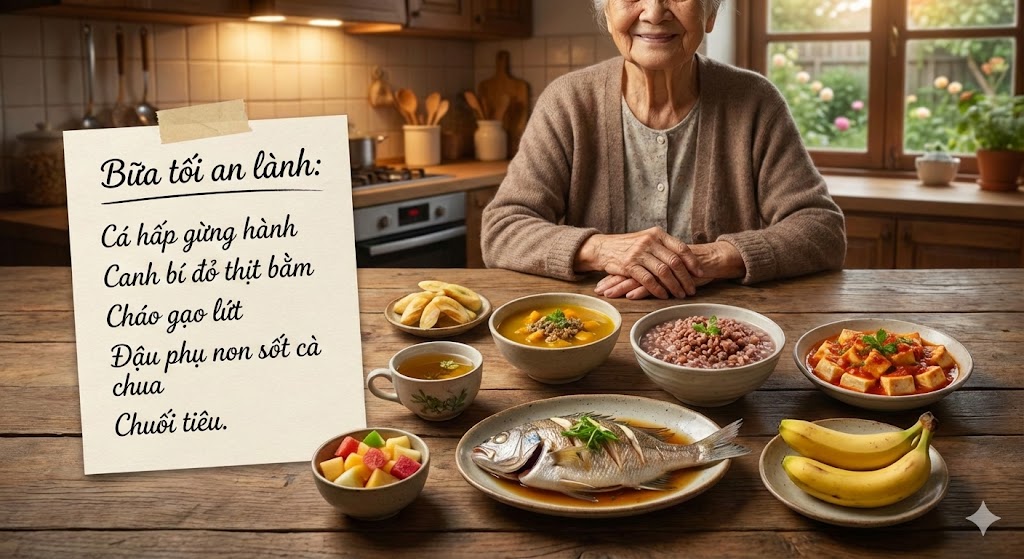 Thực Đơn Bữa Tối Cho Người Già: Dinh Dưỡng Vàng Cho Sức Khoẻ